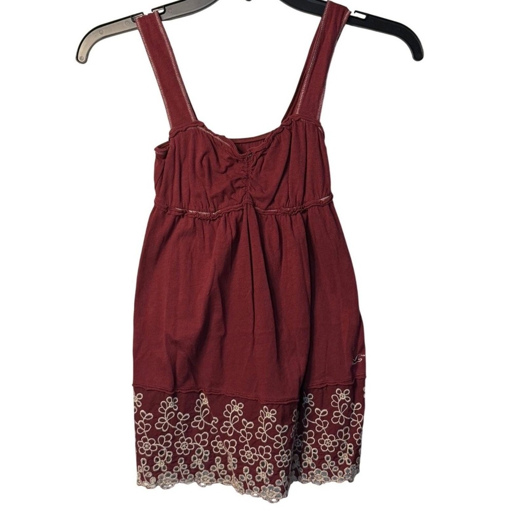 VTG Hollister XS Y2K Ballet Lace Floral Babydoll Bustier Tank Top Bella Swan